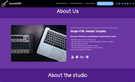 Simple Html Page With Css Reverasite