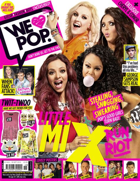 Little Mix Cover We Love Pop Magazine August 2012 Little Mix