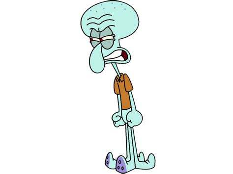 Squidward Angry Transparented By Azooz2662 On Deviantart
