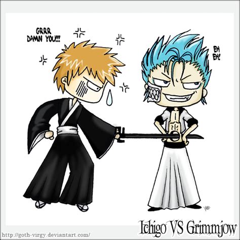 Bleach Ichigo Vs Grimmjow By Goth Virgy On Deviantart