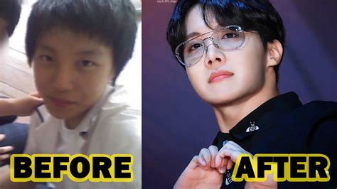 Bts J Hope Before And After Youtube