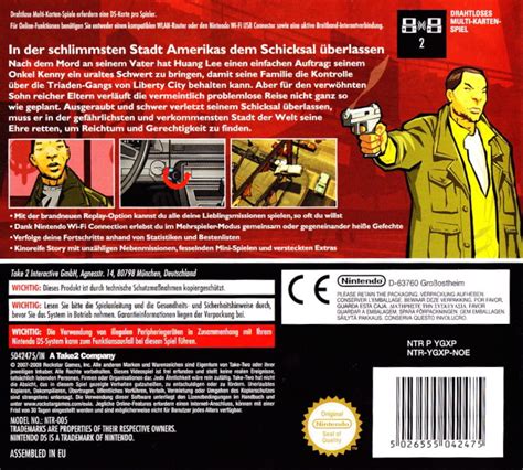 Grand Theft Auto Chinatown Wars 2009 Nintendo Ds Box