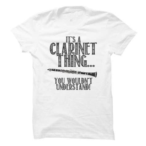 Clarinet T Shirt And Hoodie Drummer T Shirts Jazz T Shirts T Shirt