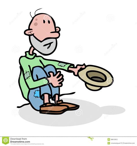 You can edit any of drawings via our online image editor before downloading. Beggar homeless stock illustration. Illustration of male ...