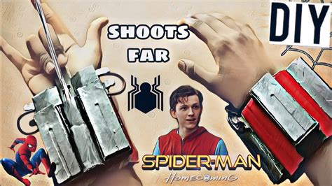 Functional Spiderman Homecoming Homemade Web Shooter That Shoots Diy