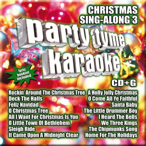 party tyme karaoke christmas sing along vol 3 cd