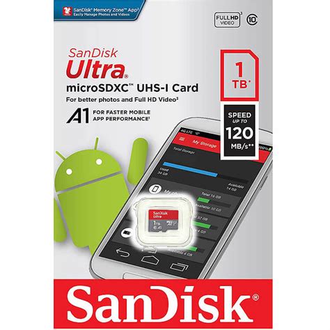 Sandisk 1tb Ultra Sdsquac 1t00 Gn6mn Microsdxc Memory