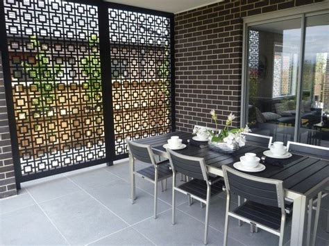 Decorative Metal Screen Panels In Modern Home Exteriors