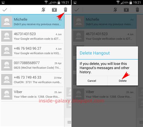 Inside Galaxy Samsung Galaxy S4 How To Delete Messages Or
