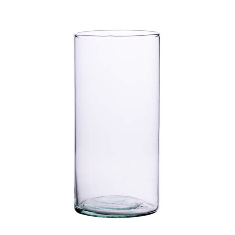 Glass Cylinder Vase H20cm D12cm Vases Cylinder Vases
