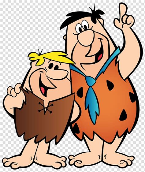 Two Flintstones Characters Fred Flintstone Barney Rubble Wilma