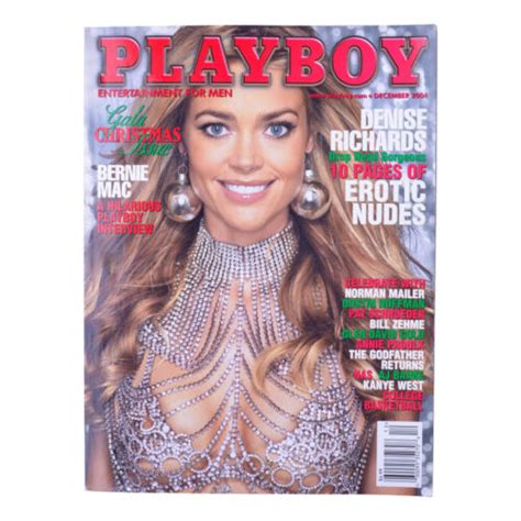 Playbabe Magazine December Issue Featuring Denise Richards EBay