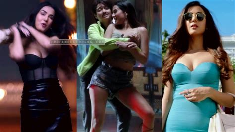 Sonal Chauhan Telugu Actress Hot Legs Cleavage Show Movie Pics Hd Caps