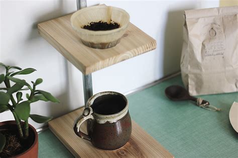 Diy Pour Over Coffee Stand The Merrythought