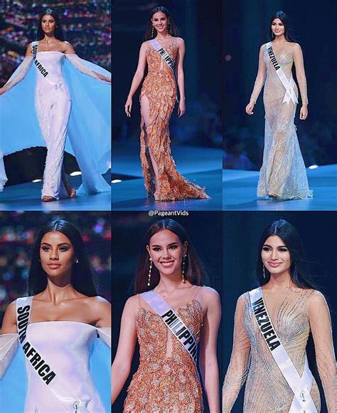Pageantvids On Instagram Miss Universe 2018 Top 3 During The Evening