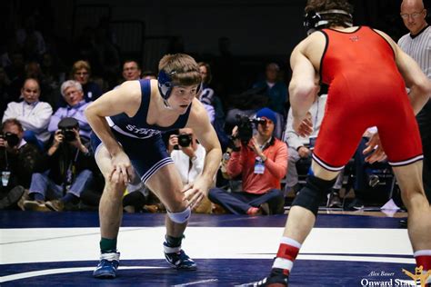 State College Pa Penn State Wrestling Gulibon Hitting Peak Heading