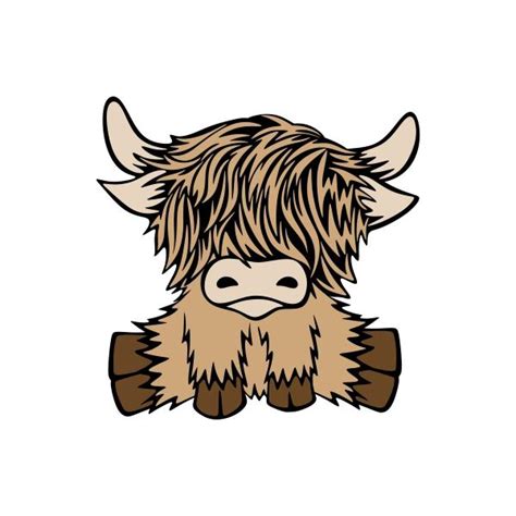 Highland Cow Svg Cuttable Design In 2023 Cow Drawing Highland Cow