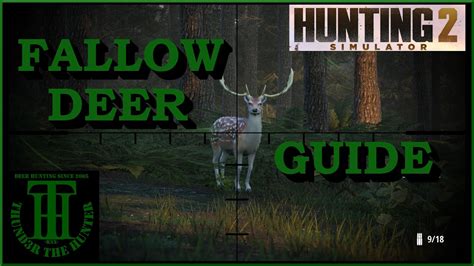 Legendary Fallow Deer Guide Hunting Simulator 2 Pc Youtube