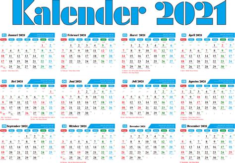 Download 26 View Template Kalender 2021 Lengkap Images  Kettha