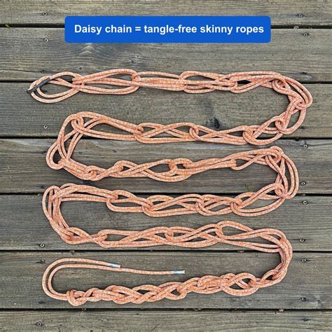 Tame Skinny Ropes With A Daisy Chain Alpine Savvy
