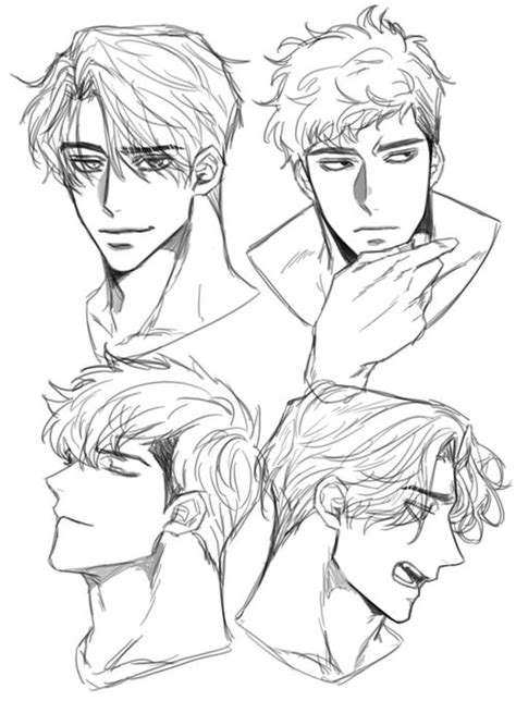 Pin By Camille YU On M Drawing Expressions Male Face Drawing Face Drawing Reference Art