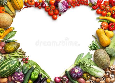 Heart Shaped Food Food Photography Of Heart Made From Different Fruits