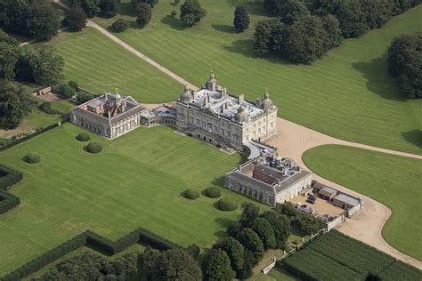 High Res Aerial Image Of Houghton Hall Stately Home Houghton Hall