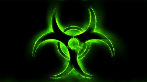 41 Green Biohazard Wallpaper