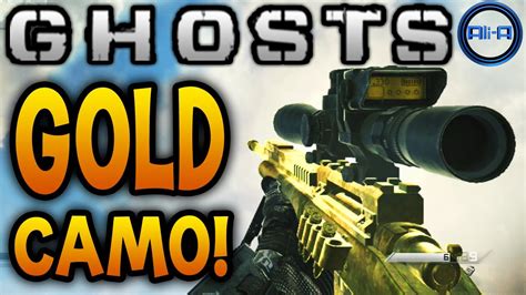 Call Of Duty Ghosts Gold Camo All Guns Weapons Cod Ghost Camo