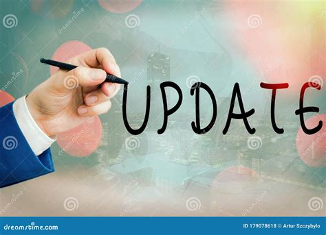 Conceptual Hand Writing Showing Update Business Photo Text By Adding