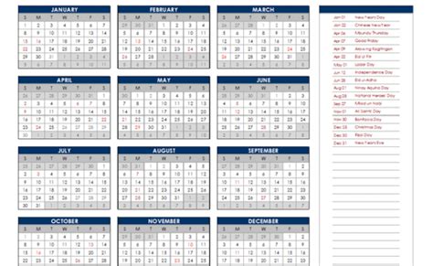 2023 Philippines Annual Calendar With Holidays Free Printable Templates