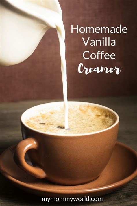 Homemade Vanilla Coffee Creamer Recipe Homemade Vanilla Coffee