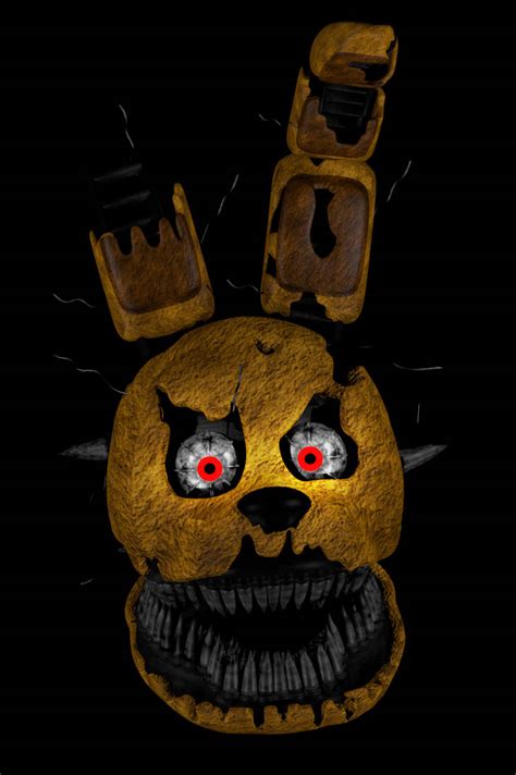 Nightmare Springbonnie 3d Model Wip By Trawert On Deviantart