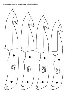 Stonewood designs, custom neck knives and fixed blade knives. DIY Knifemaker's Info Center: Knife Patterns IV