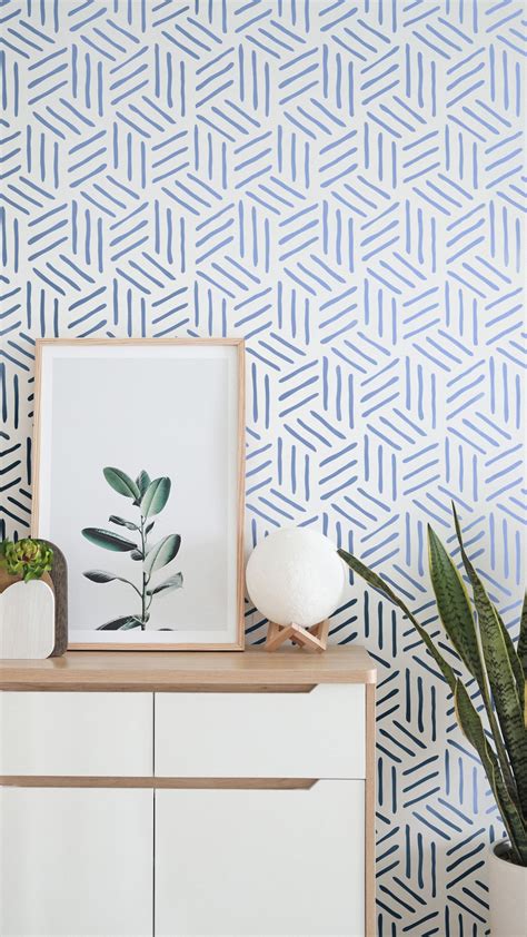 With This Lortie Modern Geometric Wall Stencil You Will Bring A