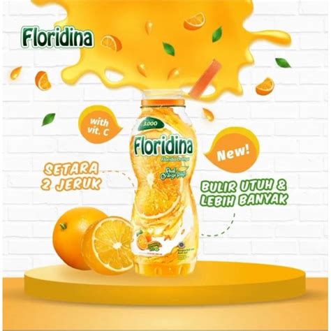 Jual Floridina Orange Minuman Botol 350ml Shopee Indonesia