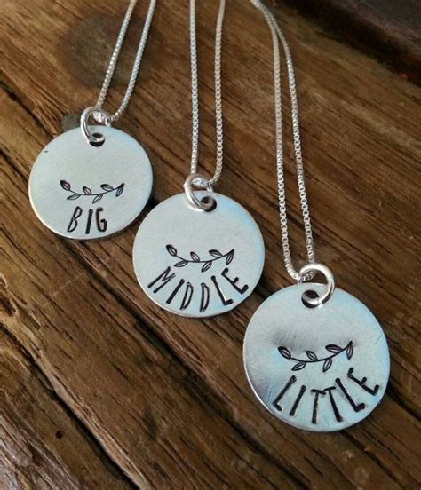 Unique christmas gifts for a sister. Cute Sister necklaces | Cute! | Pinterest | Matching gifts ...