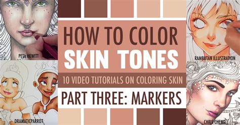 How To Color Skin Tones Video Tutorials On Skin Coloring
