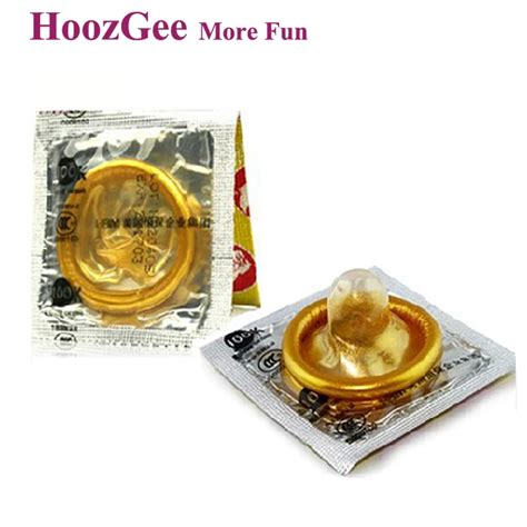 Hoozgee Quality Gold Condom Sex Products Natural Latex Condoms For Man Adult Better Sex Toys
