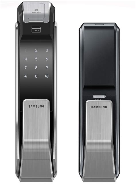 Buy Samsung Digital Door Lock Shs P718lbken Fingerprint Push Pull Two