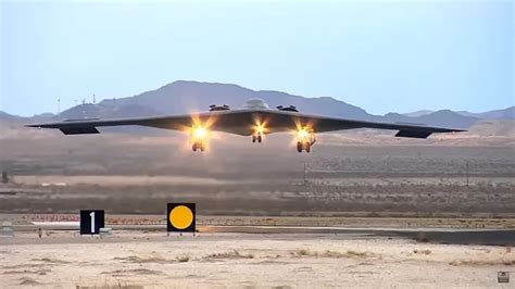 B 2 Bomber Flight Operations At Nellis Afb Military Weapons