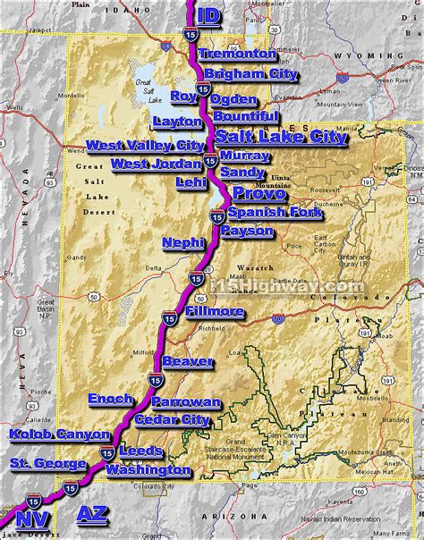 I 15 Utah Traffic Maps