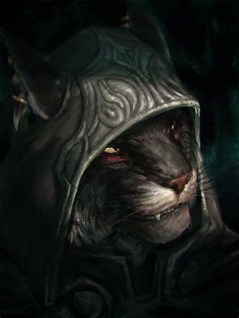 Catfolk Tabaxi Rogue Ranger Male Heroic Fantasy Fantasy Warrior