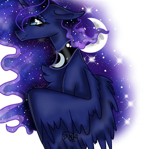 Princess Luna Fan Art By Darkjillmlp123 On Deviantart