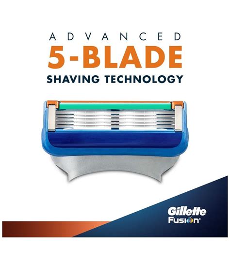 gillette fusion manual shaving razor blades cartridge 4s pack buy gillette fusion manual