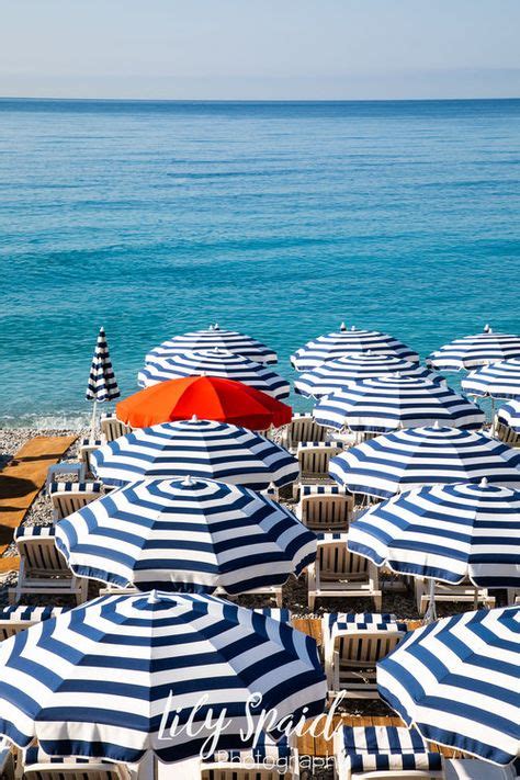 Beach Umbrellas Nice I Lily Spaid Photography French Riviera Côte D