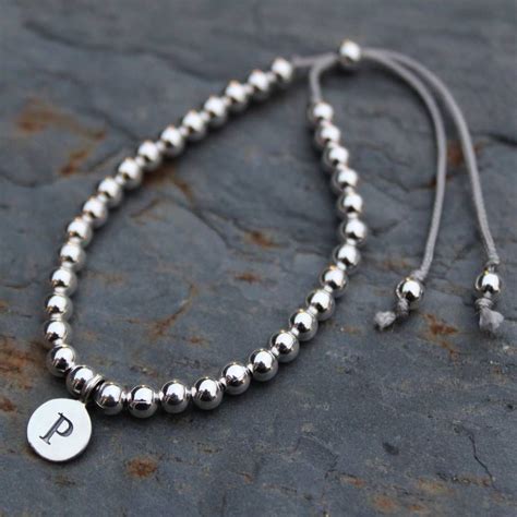 Personalised Silver Friendship Bracelet By Nest Notonthehighstreet