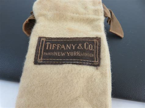 Tiffany And Co Paris New York London Drawstring Anti Tarnish Cloth Bag