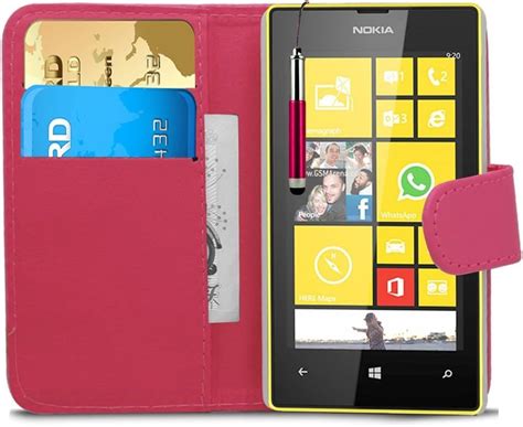 Tech Protect Nokia Lumia 520 Pink Executive Pu Leather