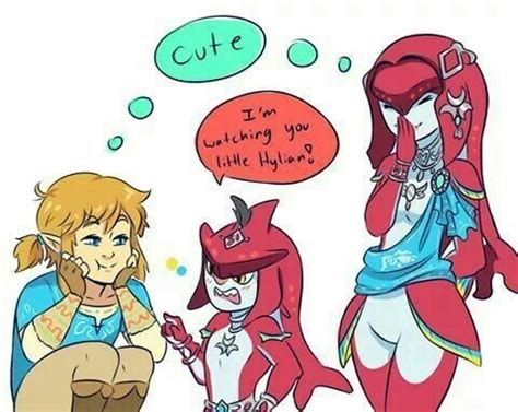 Sidon Looked Very Cute And Very Curious Too Legend Of Zelda Breath